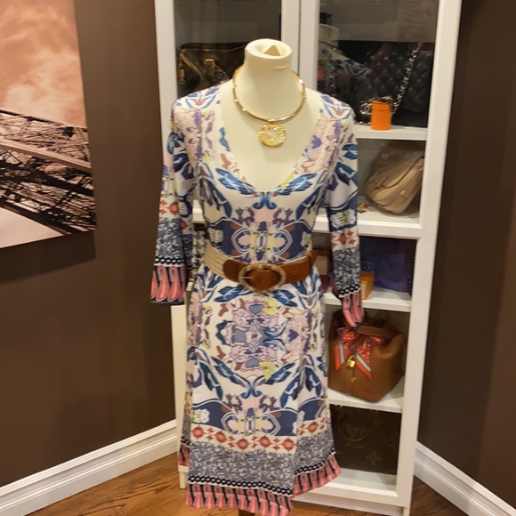 3/4 sleeve dress - Picture 2 of 2